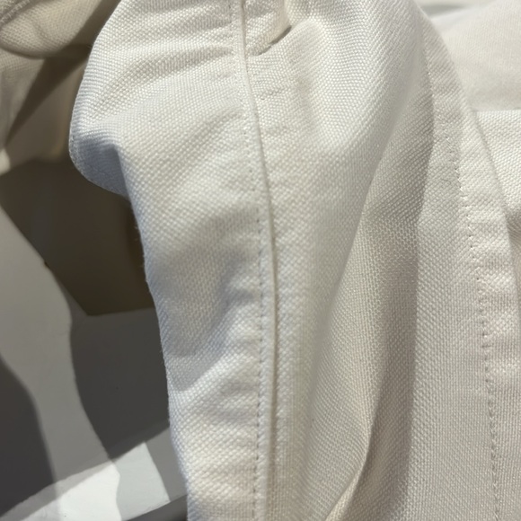 Thom Browne White Long-Sleeve Point-Collar Armband Oxford Shirt - Picture 10 of 13